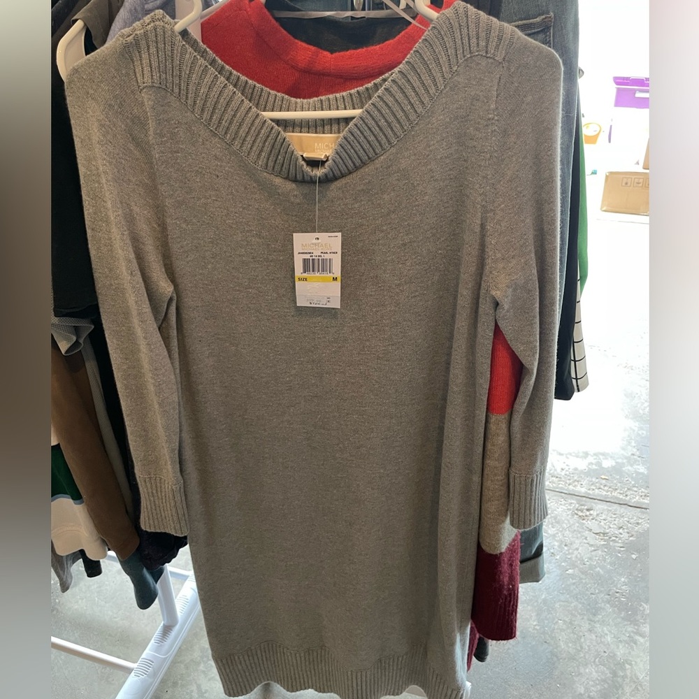 Grey Michael Kors sweater dress WITH TAGS